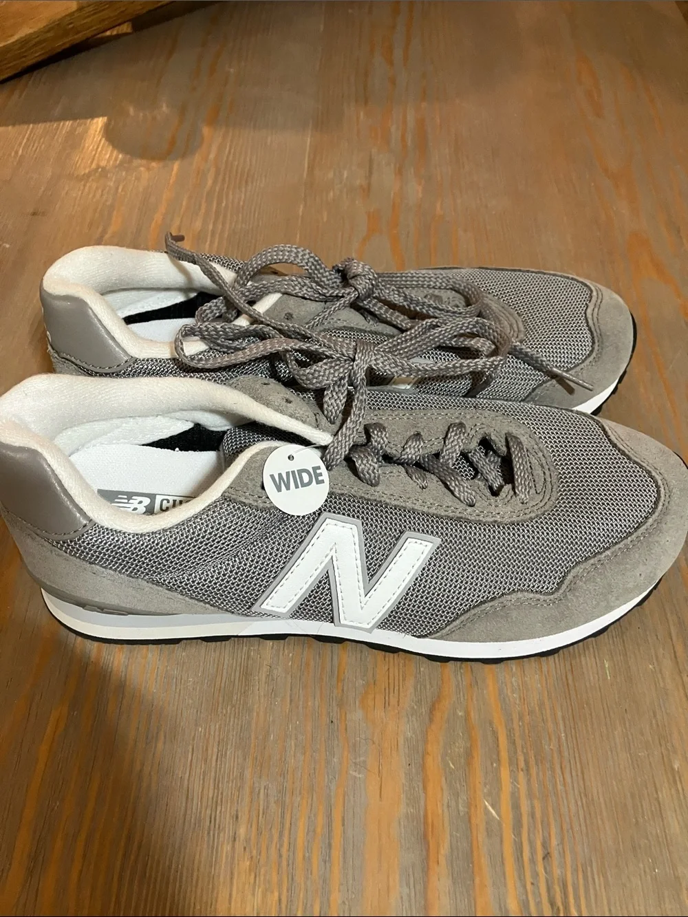 New Balance Gray Mesh & Suede Women's Sneakers